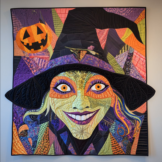 Witch Collage Quilt Pattern – Digital Appliqué Template (PDF)