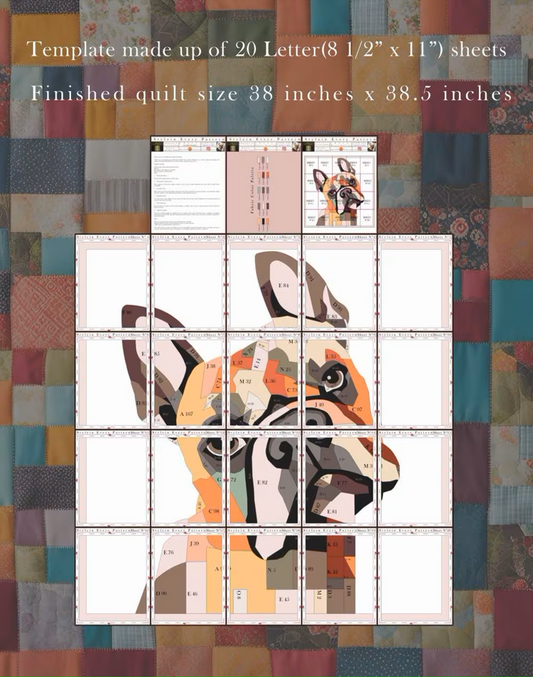 French bulldog pattern