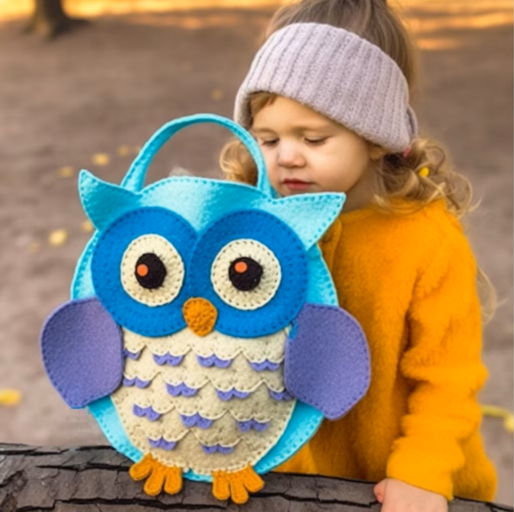 Children's owl bag
