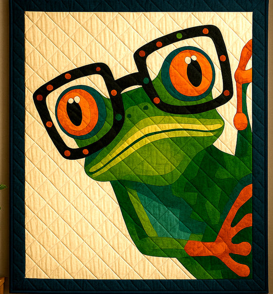 Frog Collage Quilt Pattern – Digital Appliqué Template (PDF)