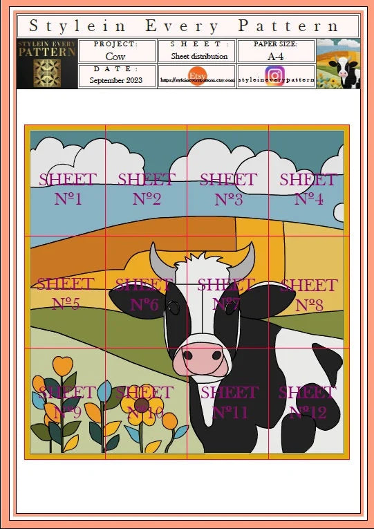 Cow pattern