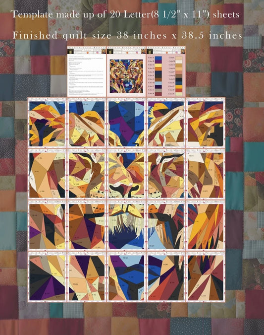 Lion and lioness pattern