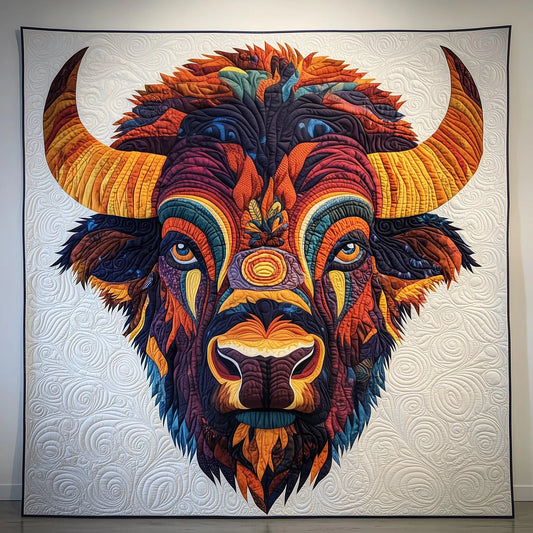 Bison Collage Quilt Pattern – Digital Appliqué Template (PDF)