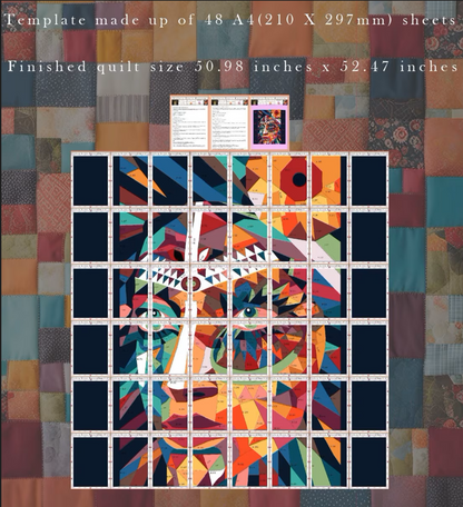 African woman pattern