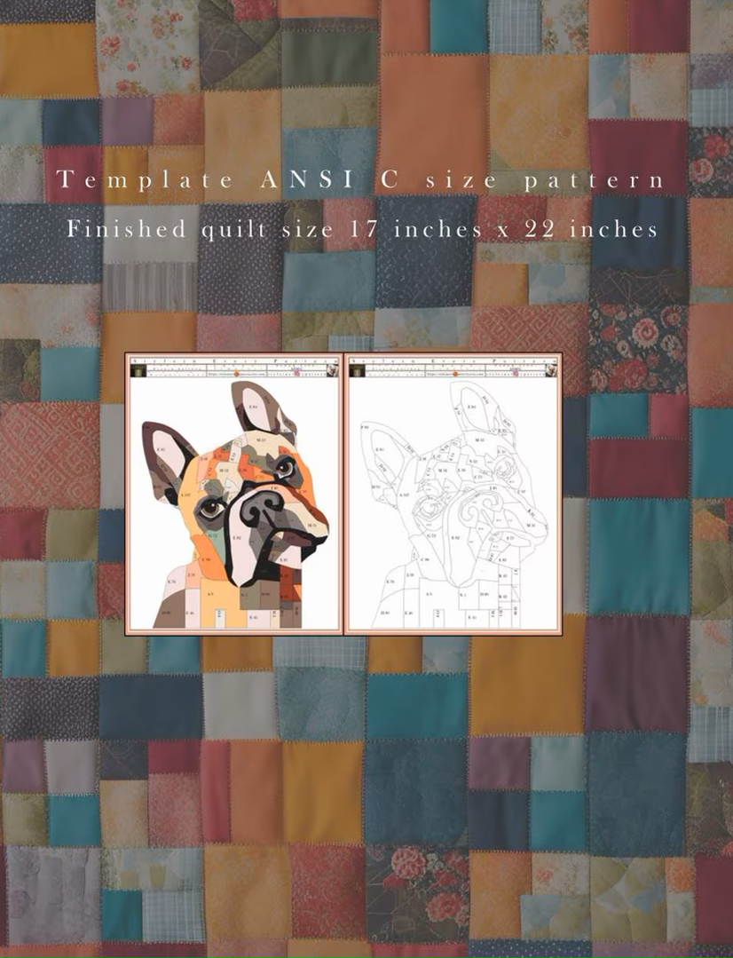 French bulldog pattern