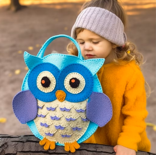 Children's owl bag
