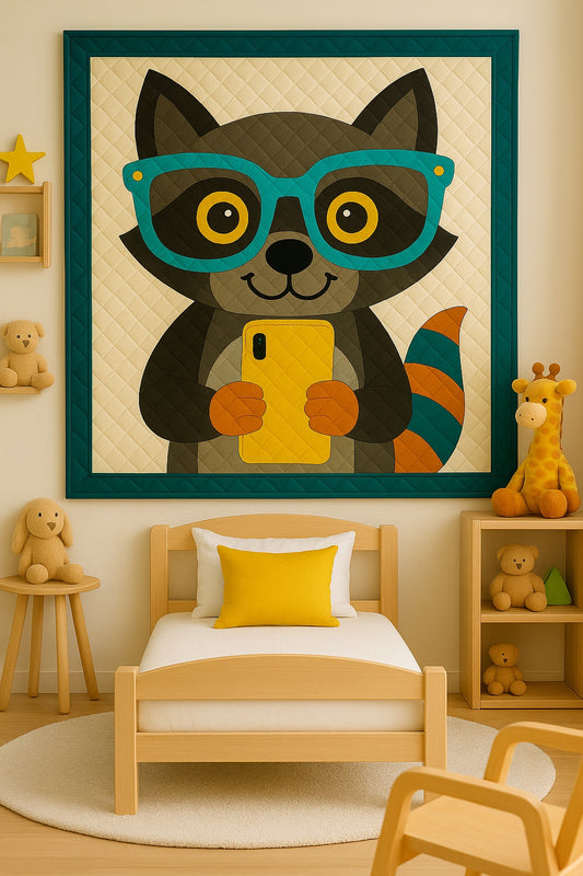 Raccoon quilt pattern