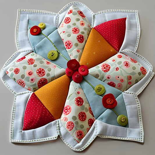 Floral star template