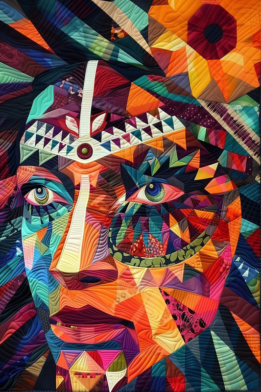 African woman pattern