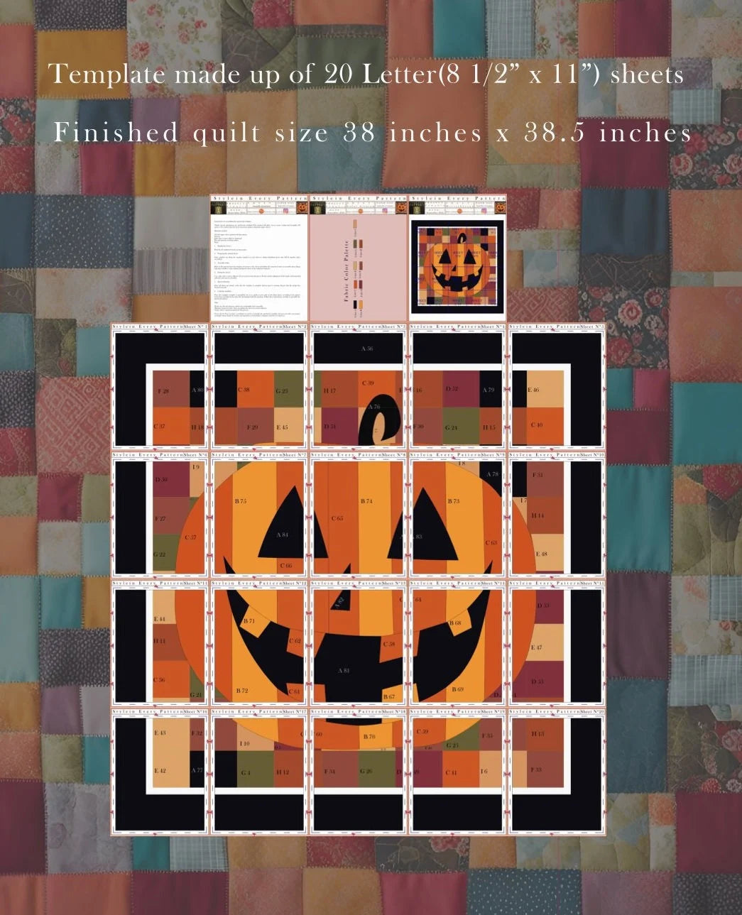 Halloween pattern pumpkin pattern